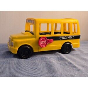 FISHER PRICE Little People School Bus VTG 1991 - Bus Only